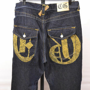 COOGI Australia Jeans 40x34 Embroidery Gold "C"
